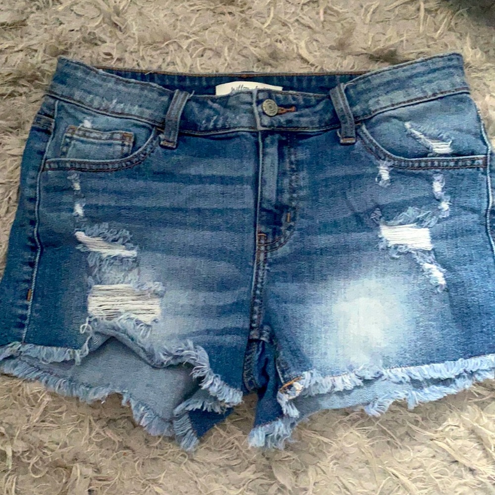 Jean Shorts- Worn once! Mid-rise